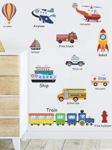 1入組車輛印花牆紙 - 彩色 - 查看 5