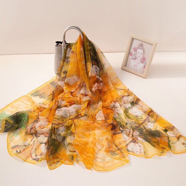 

Floral Print Scarf, Multicolor