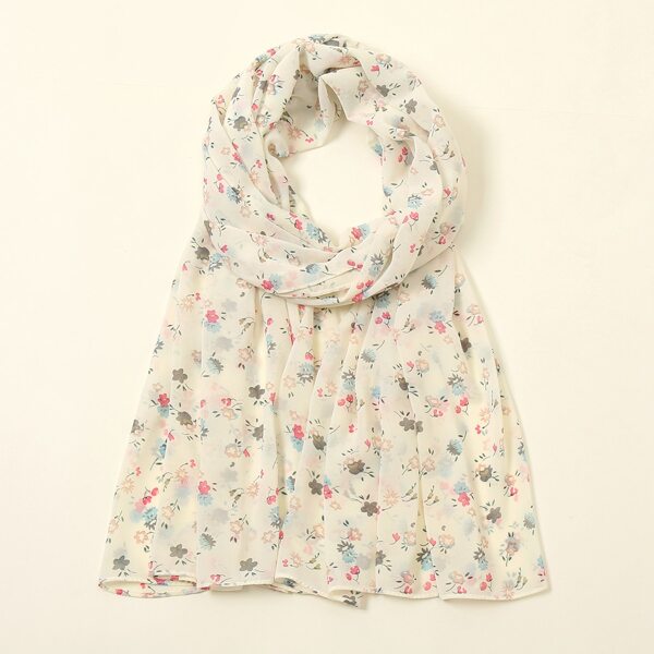 

Floral Print Scarf, Multicolor