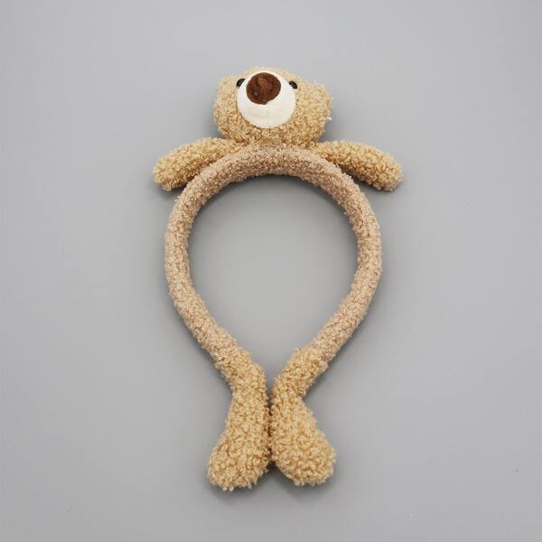 

Cartoon Animal Design Headband, Beige
