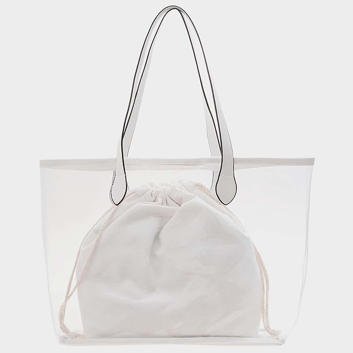 

Minimalist Tote Bag, White