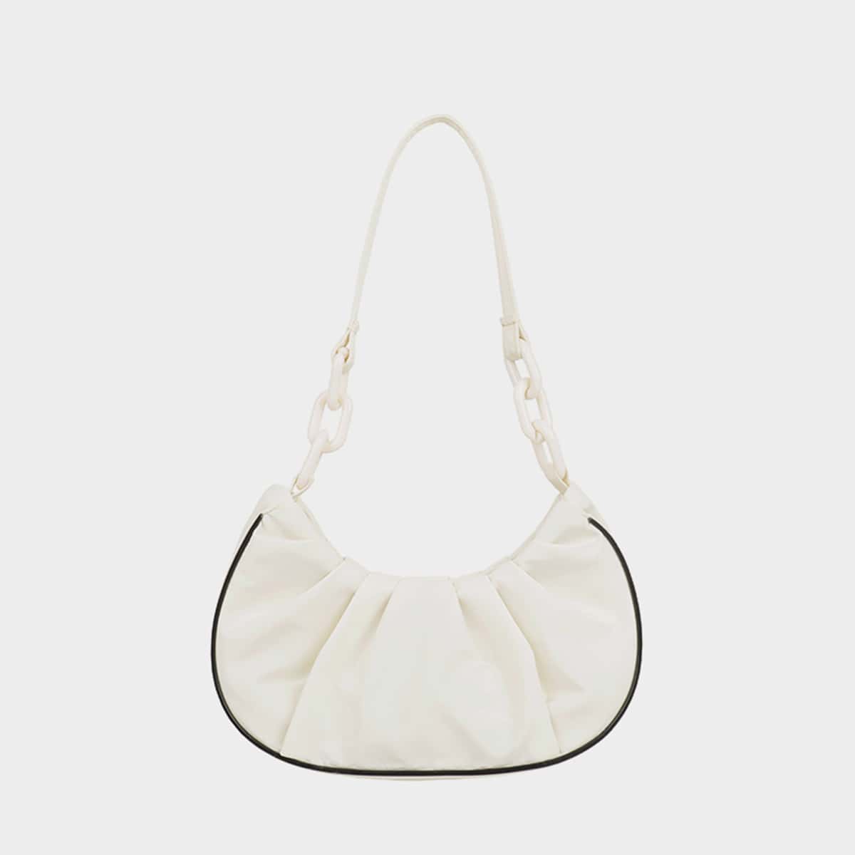 

Minimalist Baguette Bag, White