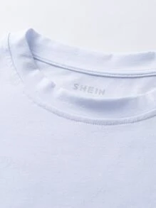 Áo thun nữ Đồ họa Lá thư Giải trí - trắng - Xem 4