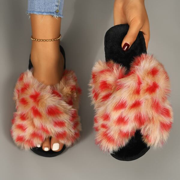 

Colorblock Bedroom Slippers, Multicolor