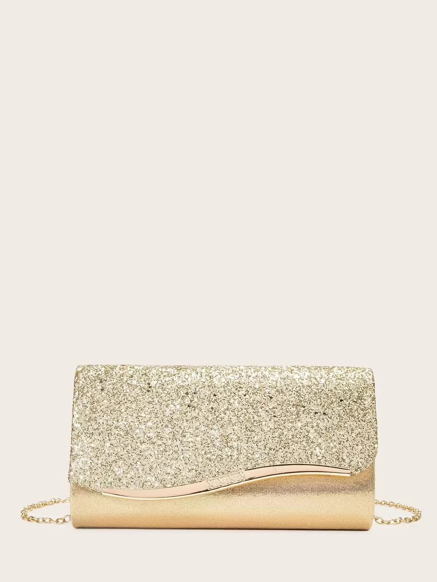 Women's Fashion Versatile Party Clutch Bag Suitable For Gatherings And Parties - Gold - View 1