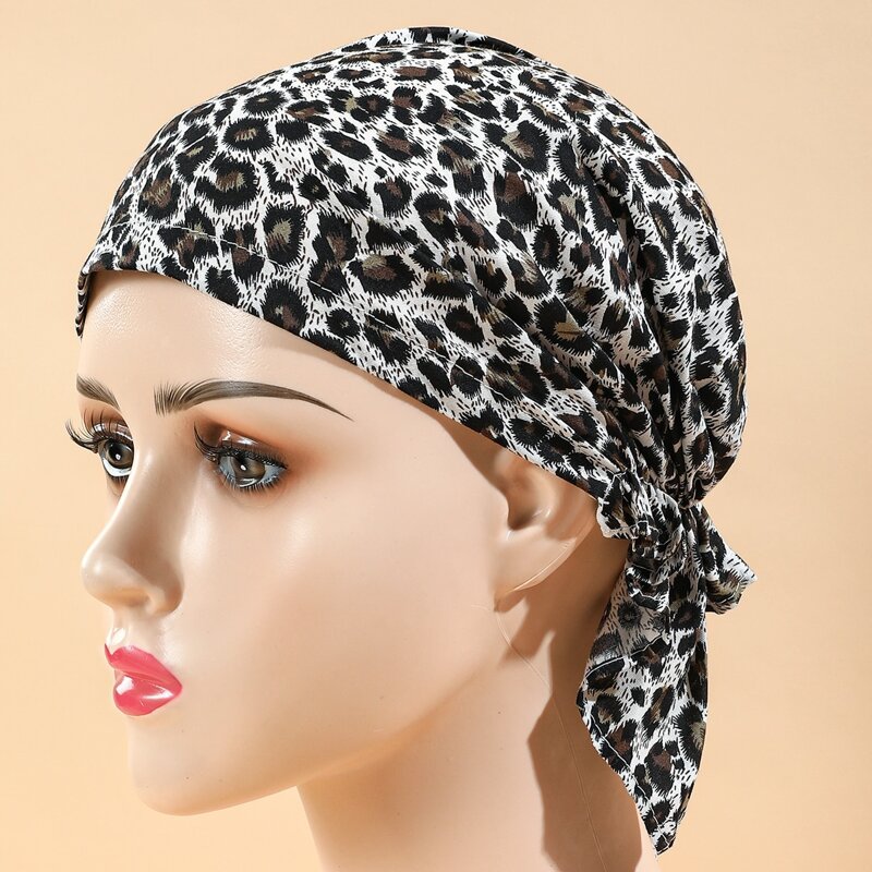 

Leopard Pattern Hat, Multicolor
