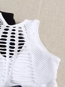 Yoga Basic 4入組鏤空瑜伽訓練徒步和戶外運動型胸罩