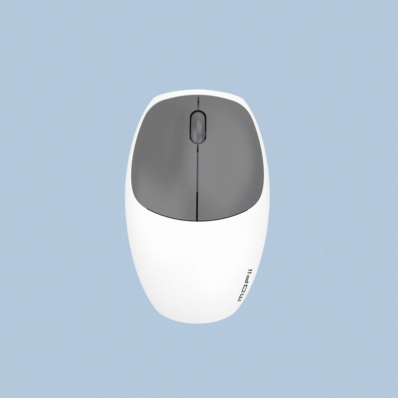 

Color Block Wireless Mouse, White