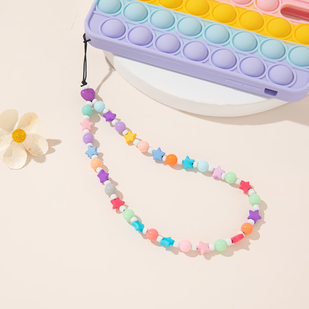 

Star Beaded Phone Lanyard, Multicolor
