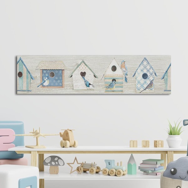 

Bird Pattern Unframed Painting, Multicolor