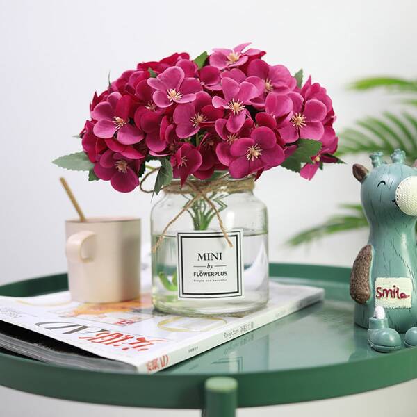 

1pc Artificial Flower, Hot pink