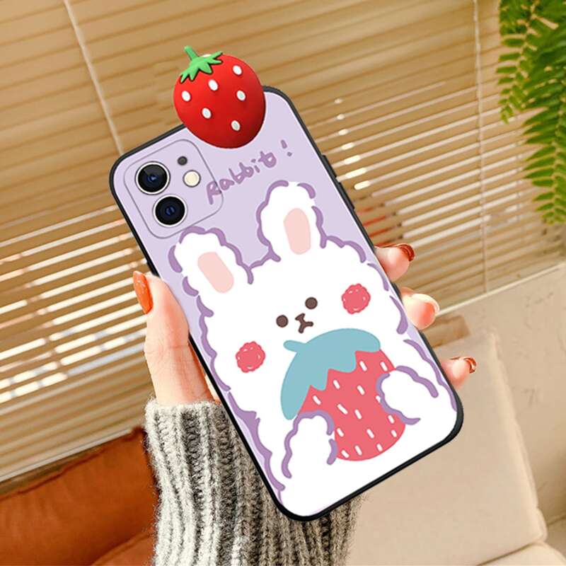 

Cartoon Rabbit Phone Case, Multicolor