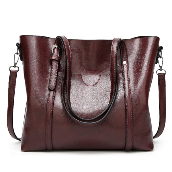 

Minimalist Tote Bag, Coffee brown