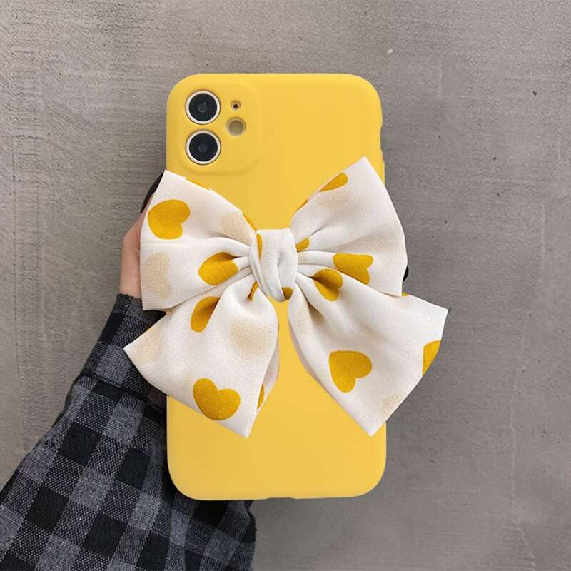 

Bow Decor Phone Case, Multicolor