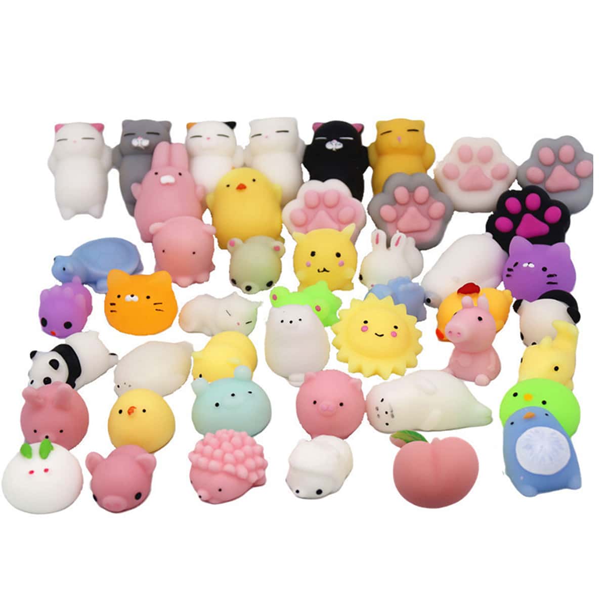 

5pcs Random Animal Shaped Squeeze Toy, Multicolor