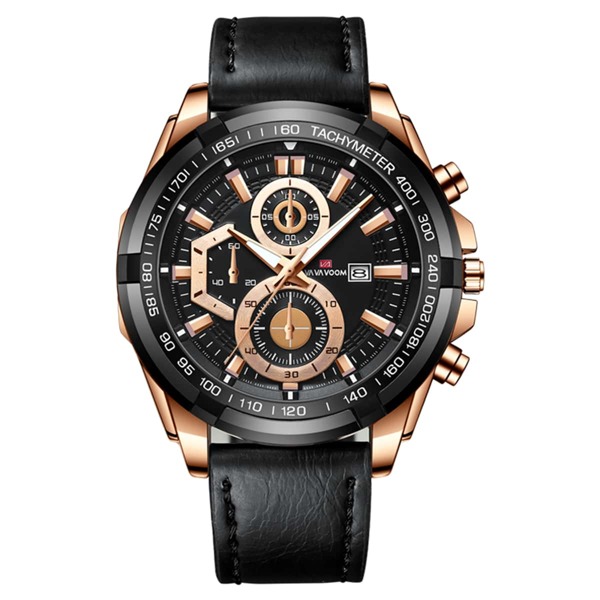 

Men Triple Dial Date Quartz Watch