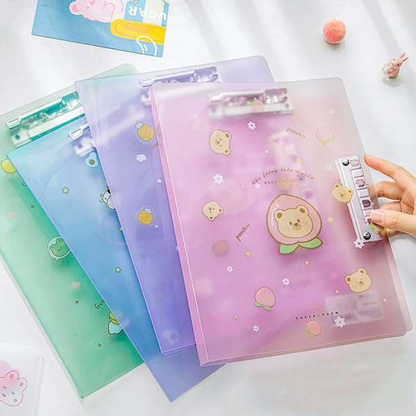 

1pc Cartoon Graphic Random Folder, Multicolor