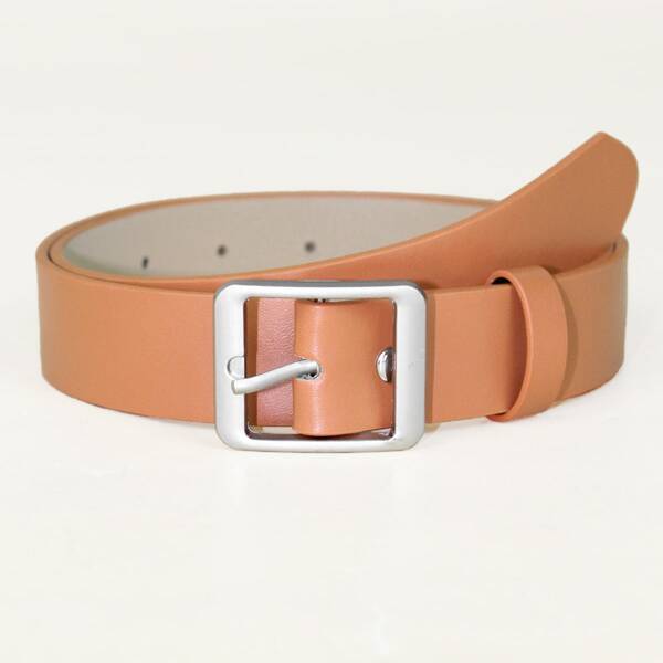 

Kids Square Buckle Belt, Brown