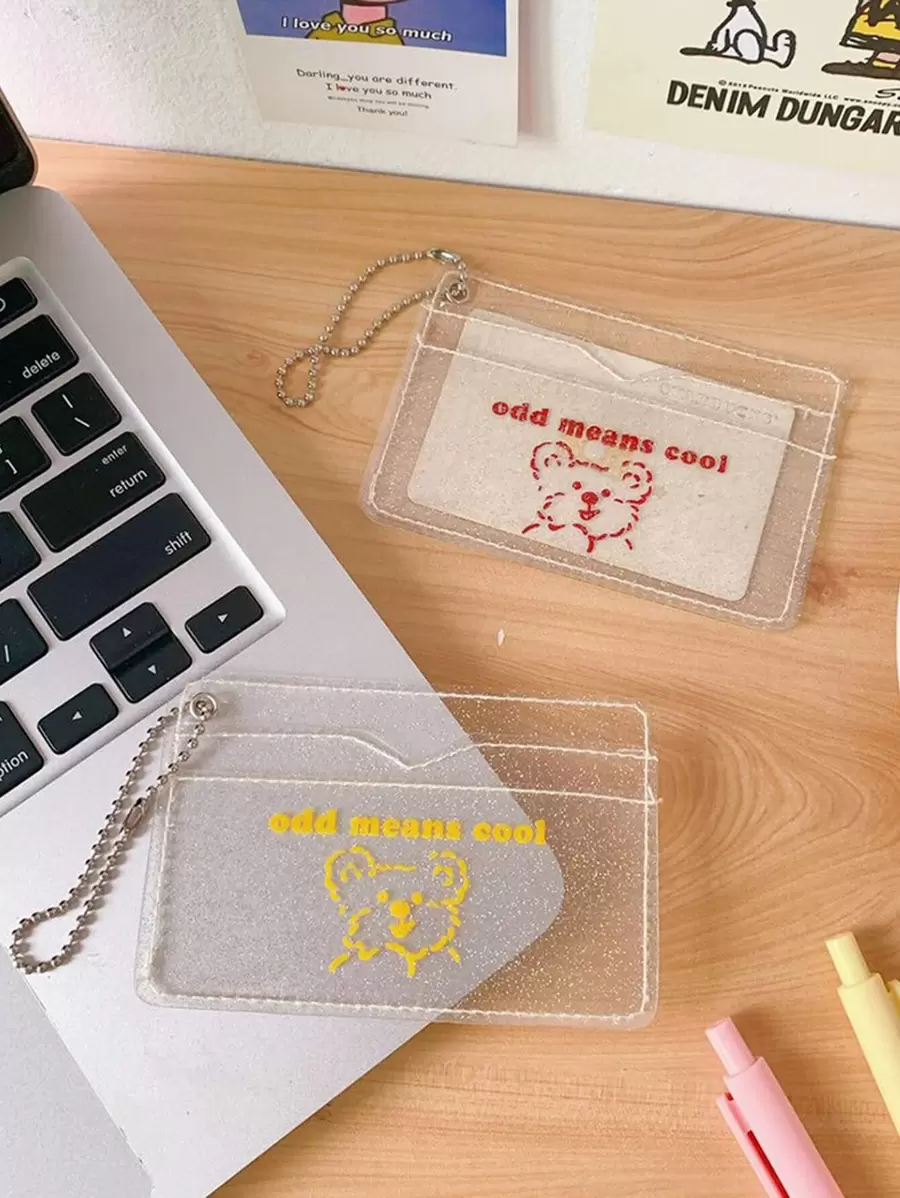 Bìa thẻ ngẫu nhiên đồ họa 1pc - Nhiều màu - Xem 1