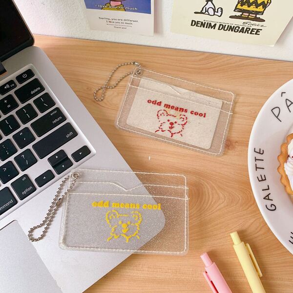 

1pc Cartoon Graphic Random Card Cover, Multicolor