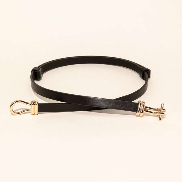 

Minimalist Skinny Belt, Black