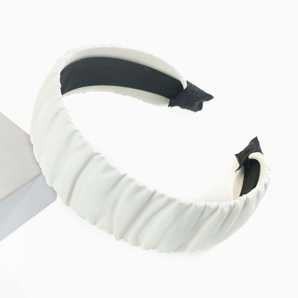 

Wide Hair Hoop, White