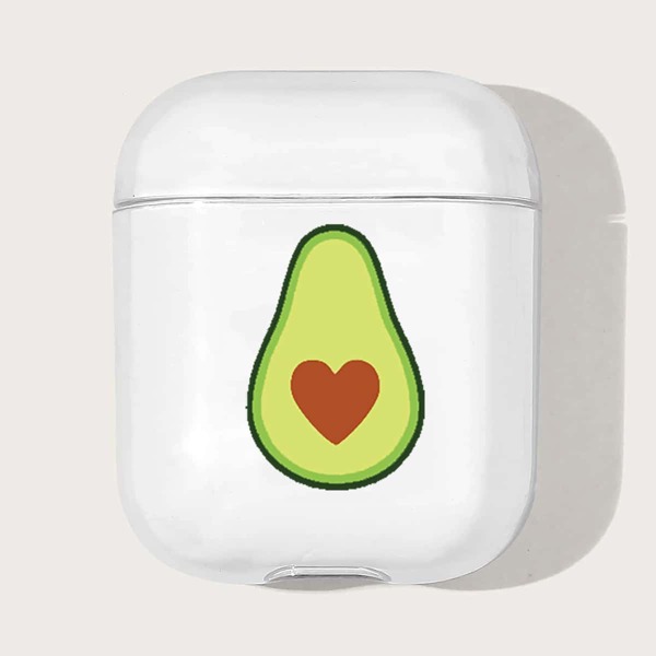 

Heart Avocado Clear Case For Airpods
