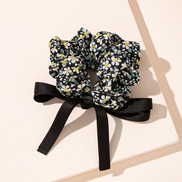 

Bow Detail Hair Tie, Black