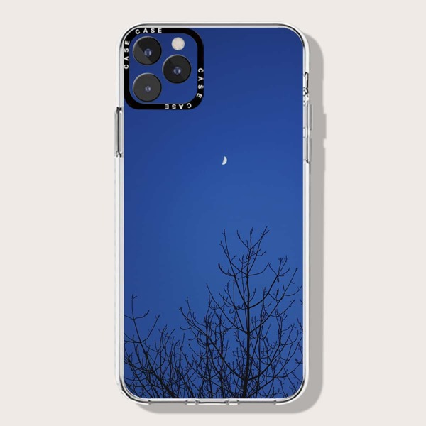 

Tree Print Phone Case, Blue