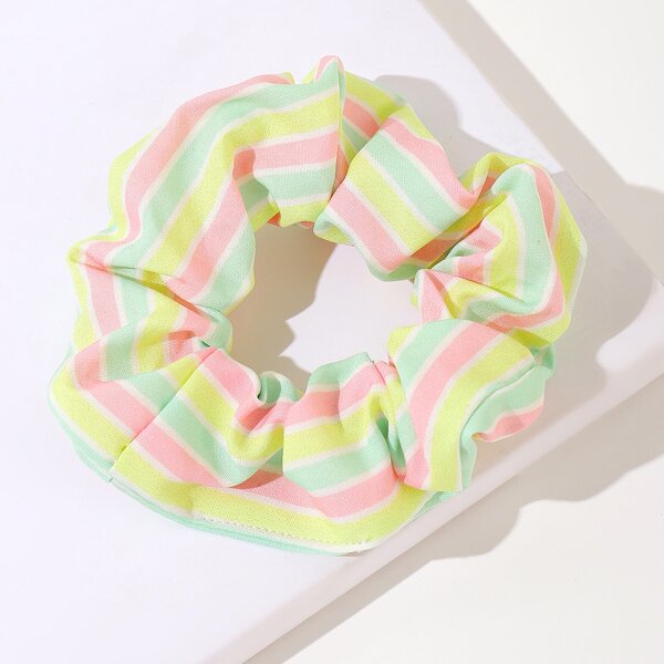 

Color Block Scrunchie, Multicolor