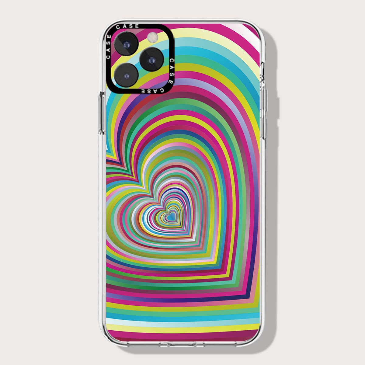 

Heart Pattern Phone Case, Multicolor