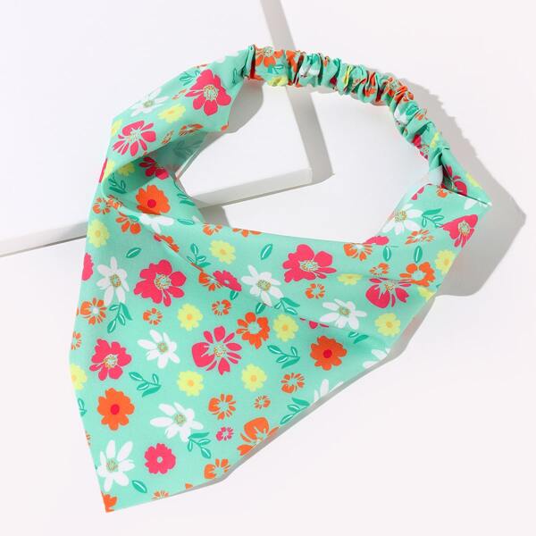

Flower Print Hair Band, Multicolor