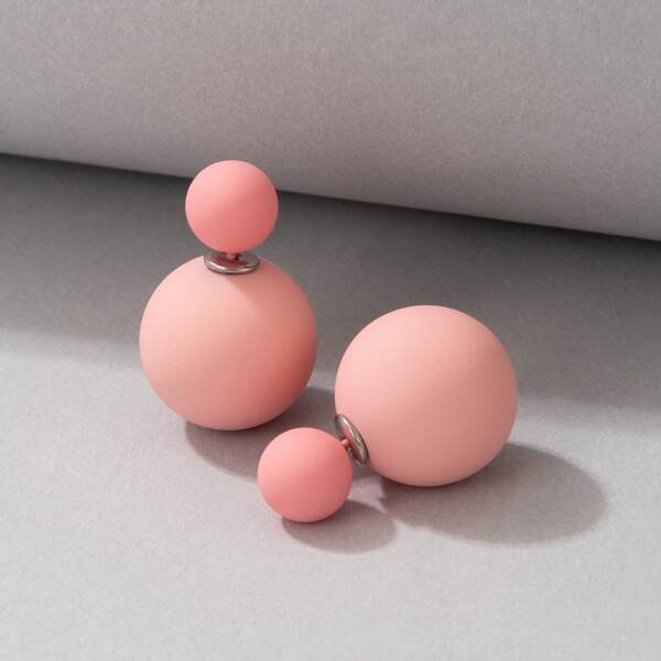 

Round Ball Earring Jackets, Pink