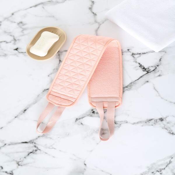 

1pc Bath Exfoliating Strip, Pink