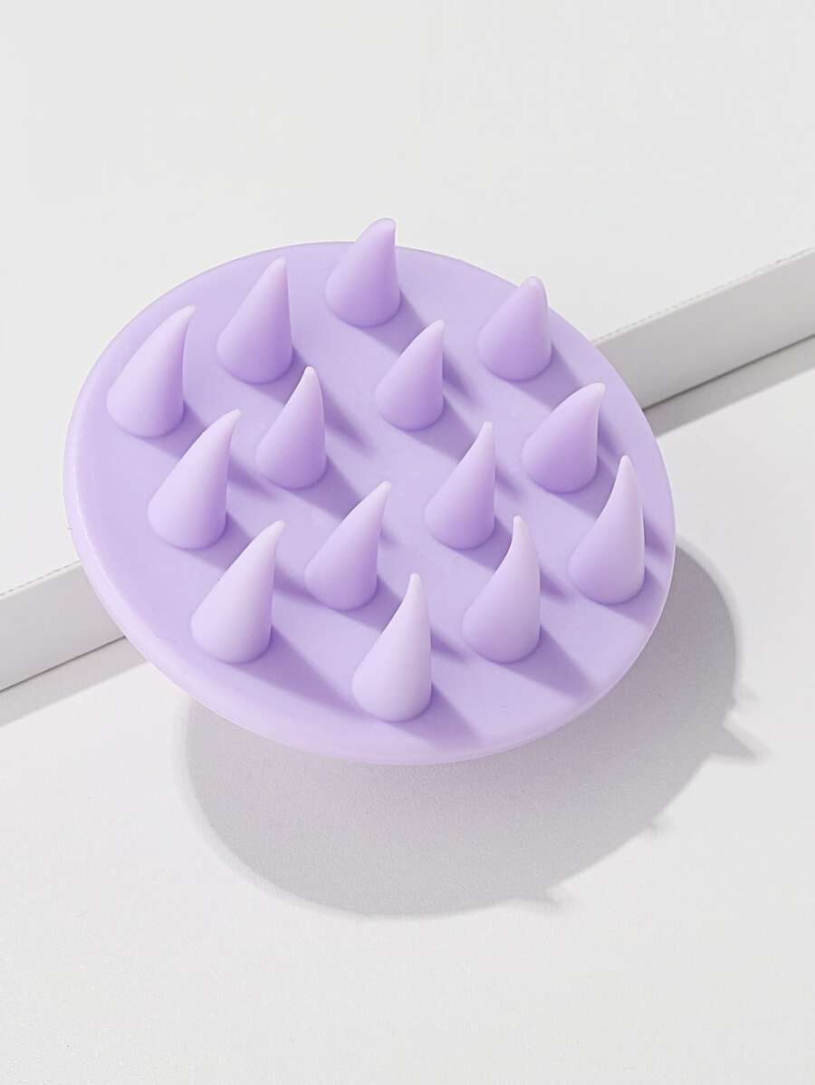 14 Teeth Silicone Massage Shampoo Brush,Back To School,Travel Holiday Essentials,Hair Accessories For Women - Purple - View 1