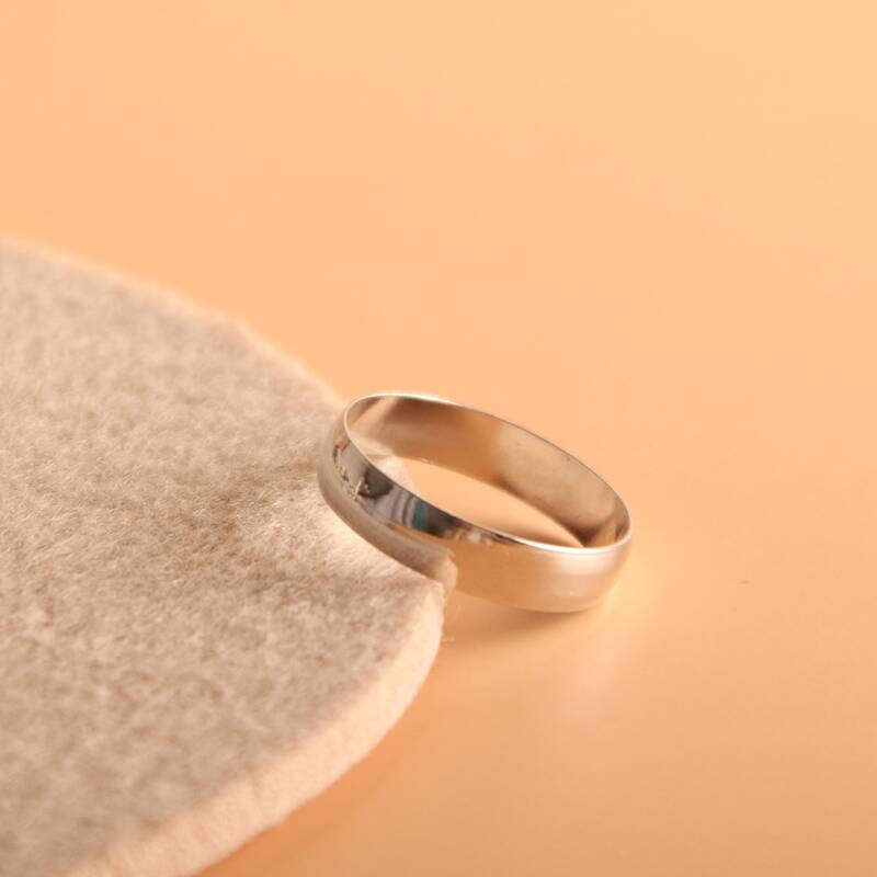 

1pc Minimalist Ring, Silver