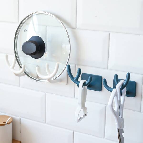 

2pcs Random Color Wall Hook, Multicolor