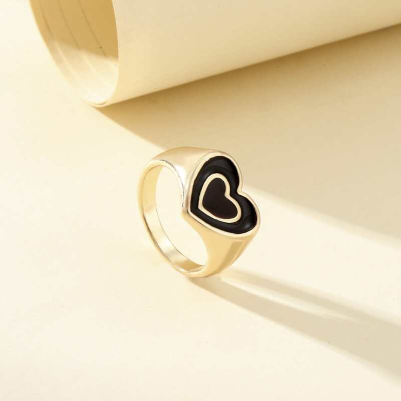 

Heart Decor Ring, Gold