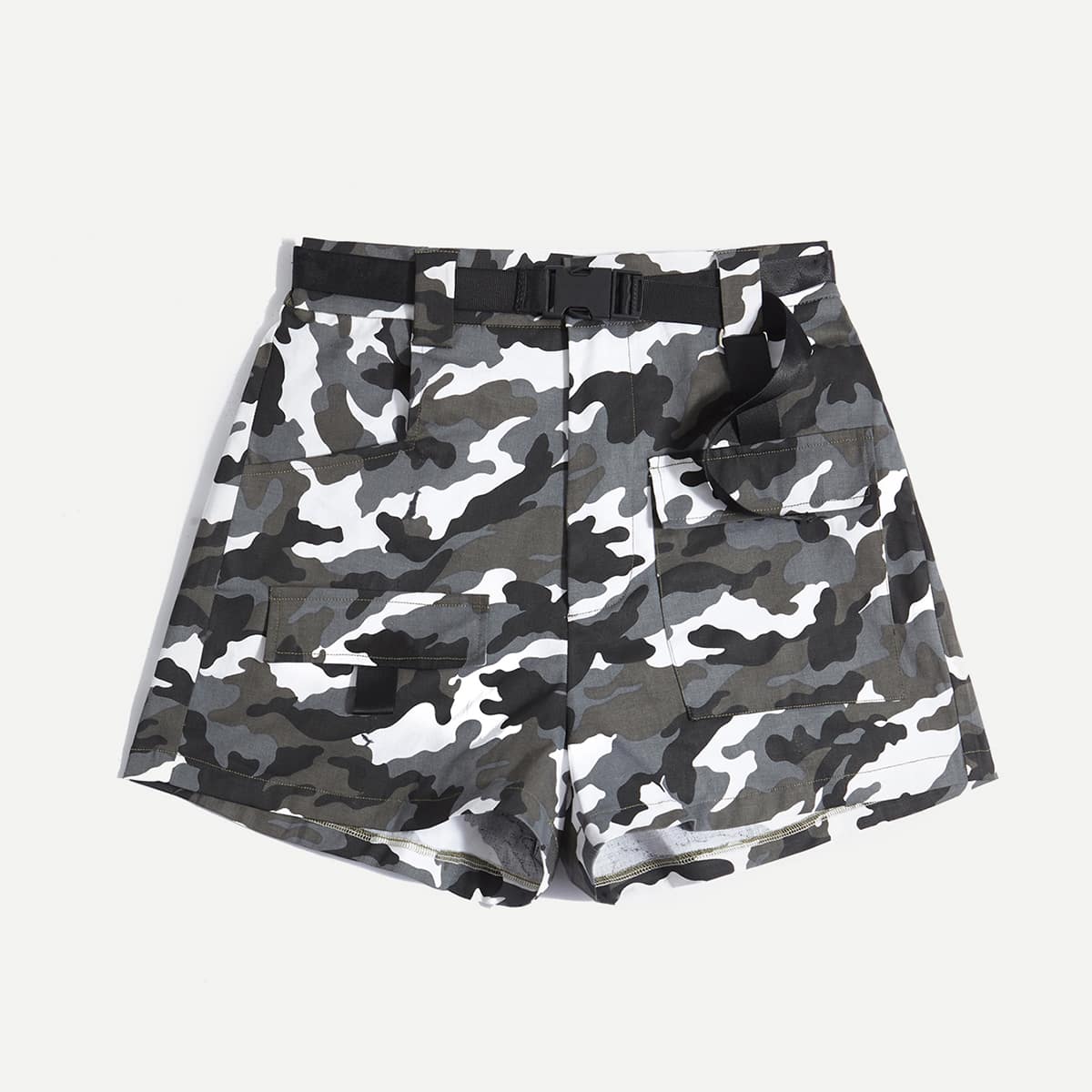 

Camo Cargo Shorts, Multicolor