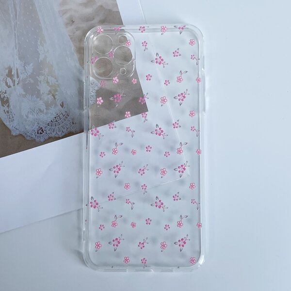 

Flower Phone Case, Clear