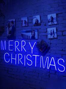 1个字母氛围装饰灯，悬挂式双用途电池盒USB霓虹灯，仙女灯，家居装饰电池+USB字母霓虹灯，节日装饰霓虹数字电池灯，派对装饰霓虹灯造型USB灯，婚礼装饰霓虹灯，房间装饰字母霓虹灯串，露营灯，客厅装饰LED灯 - 藍色 - 查看 5