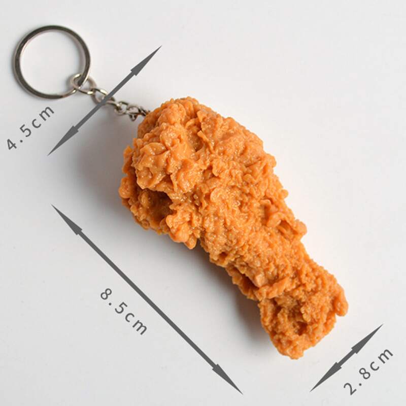 

1pc Simulation Food Charm Keychain, Multicolor