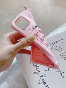 Push Pop Bubble Fidget Phone Case - Pink - View 2