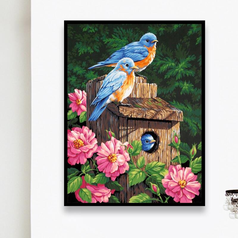 

Bird Pattern Diamond Painting Without Frame, Multicolor