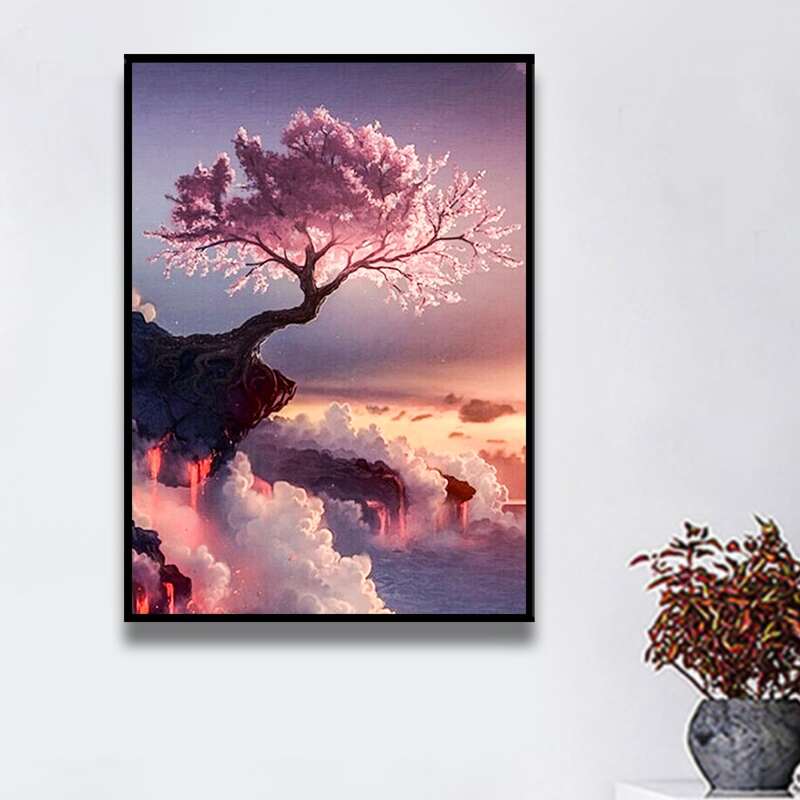 

Landscape Pattern Diamond Painting Without Frame, Multicolor