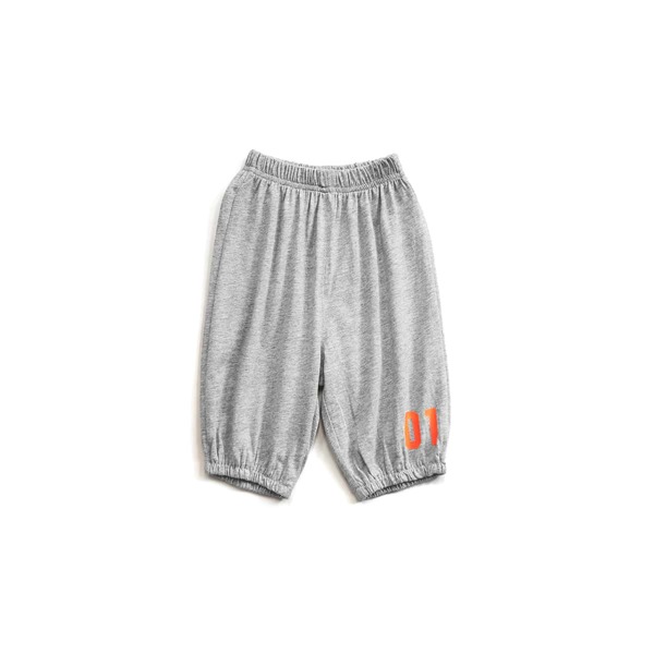 

Toddler Boys Letter Graphic Pants, Grey