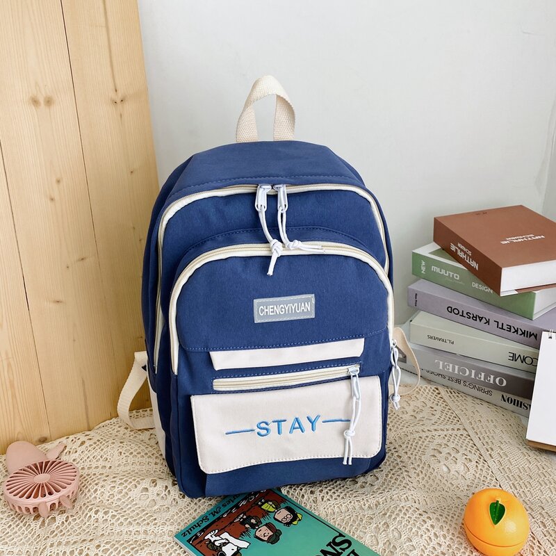 

Colorblock Backpack, Blue