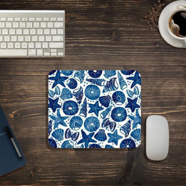 

Shell Pattern Mouse Pad, Multicolor