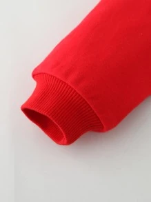 Peninsula Baby 女嬰草莓貼布連帽連身背心