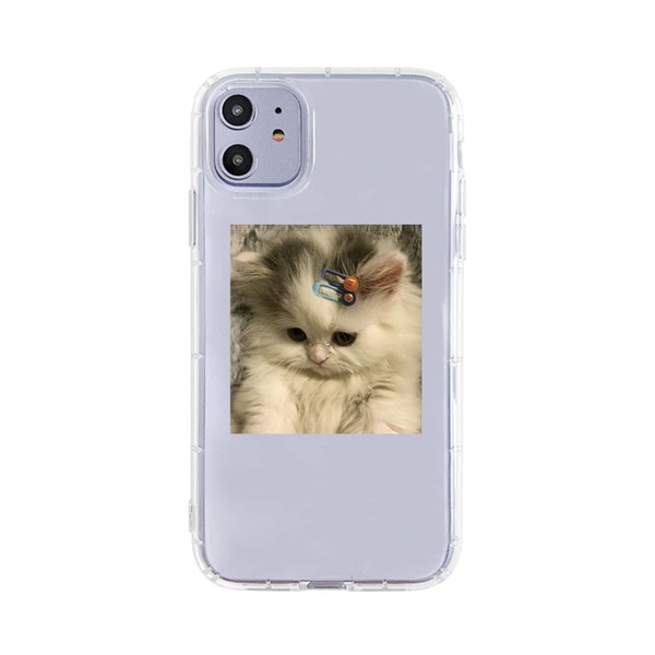 

Чехол для iPhone с рисунком кошки, Многоцветный
